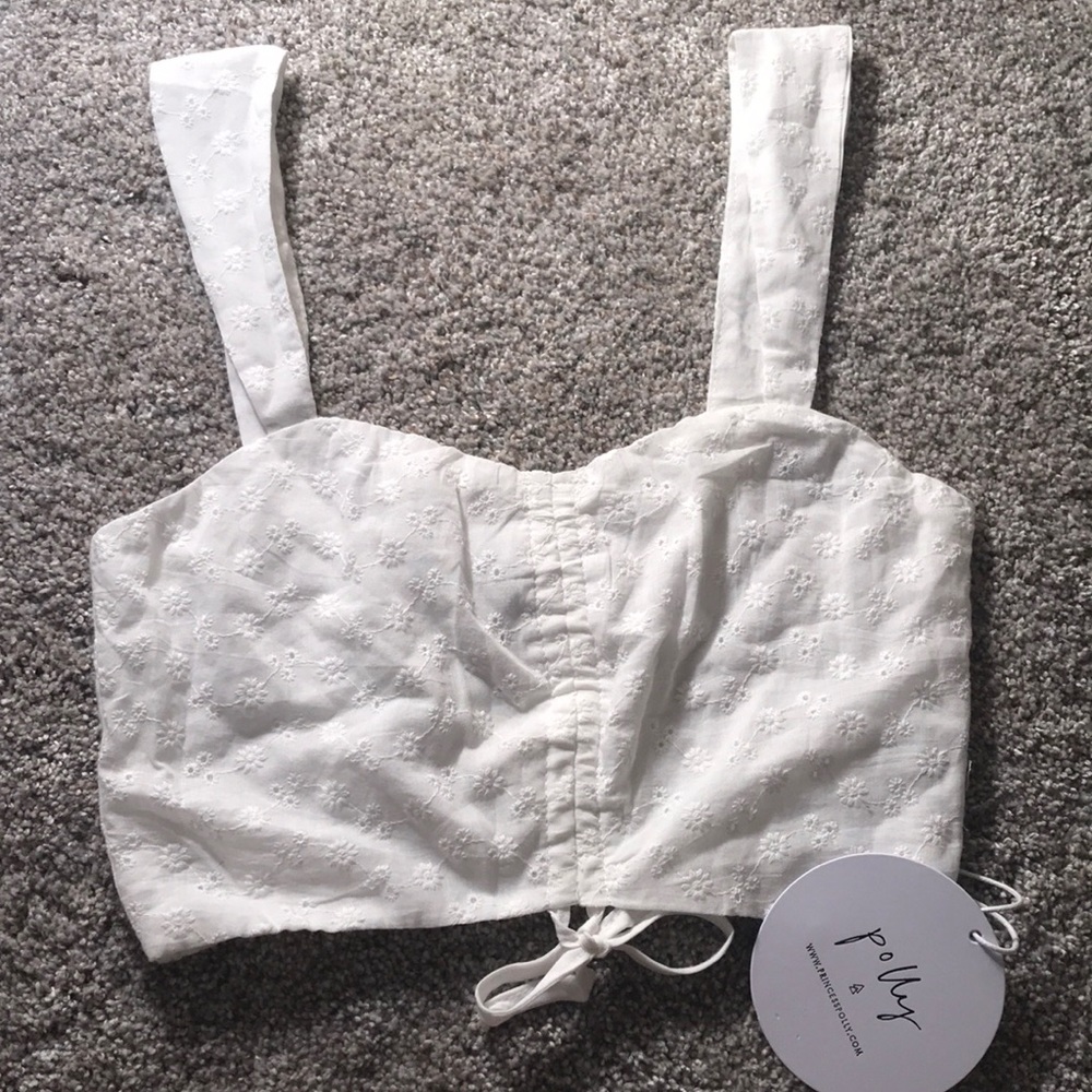 Princess poly The Ini crop top